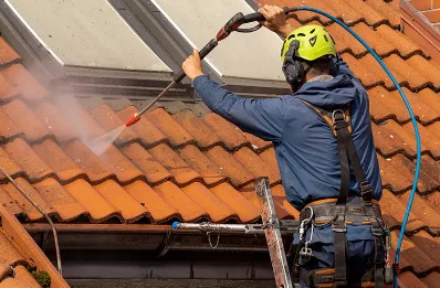 Démoussage et hydrofuge de toiture à Laurède